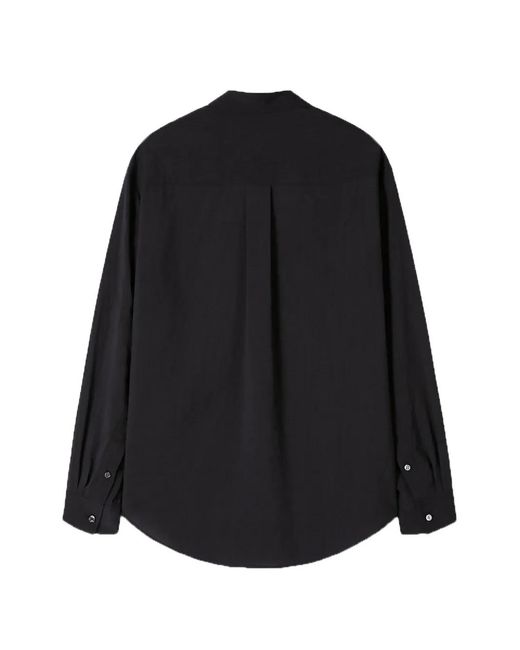 TONYWACK Black Buttoned Pocket Shirt for men