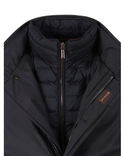 Plumífero Con Cremallera Moorer de hombre de color Blue