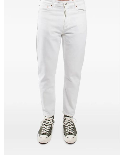 Won Hundred White Ben Tapered Jeans for men