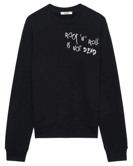 メンズ Zadig & Voltaire Aime スウェットシャツ Black