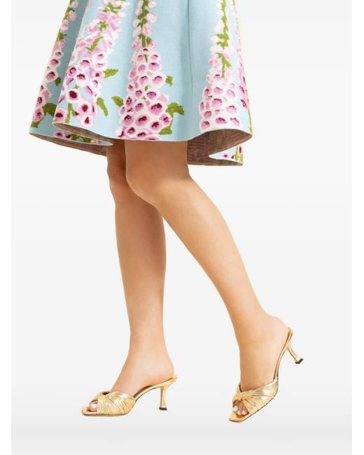 Jimmy Choo Metallic Skye Twist Mules
