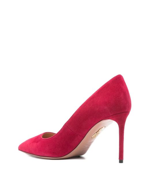 Aquazzura Pink 85Mm Pointed-Toe Pumps