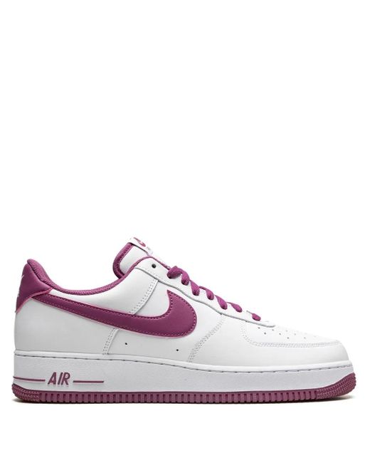 Nike Pink Air Force 1 '07 "Bordeaux" Sneakers