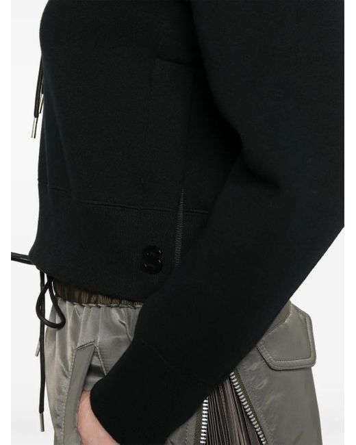 Sacai S Sponge パーカー Black