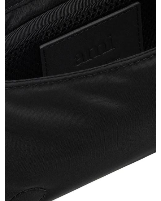 AMI Black Marcel Shoulder Bag