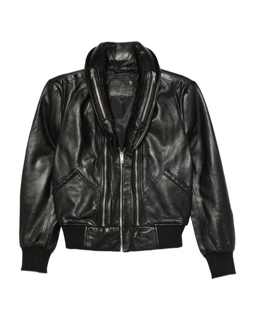 R13 Black Double-Zip Jacket