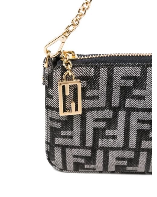 Mini Sac À Main Baguette Fendi en coloris White