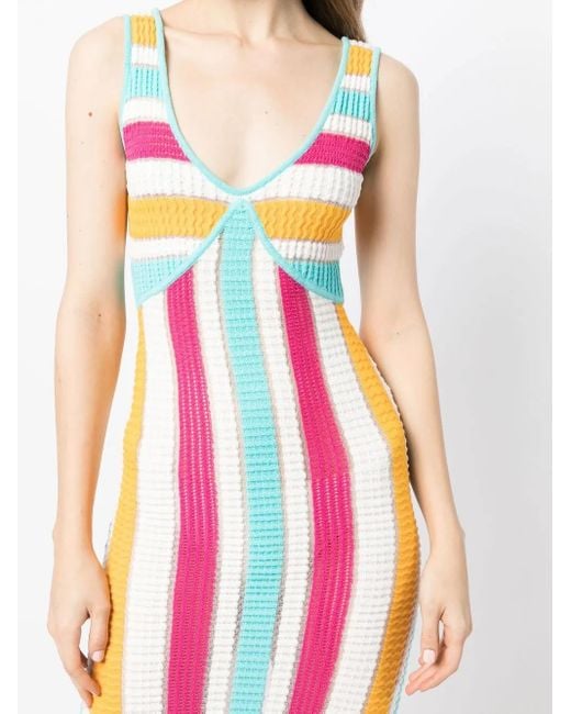 Solid & Striped Blue The Aubrey Striped Dress