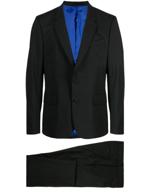 Paul Smith Blue Single-breasted Wool-blend Suit for men
