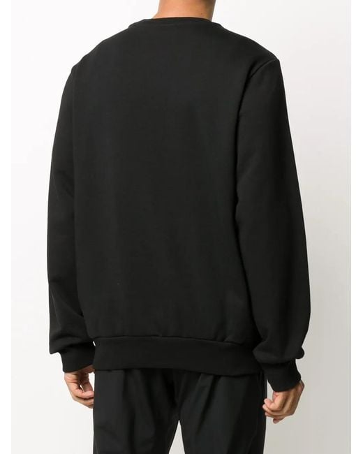 DIESEL Black S-Girk-Cuty Logo-Print Panelled Sweatshirt for men