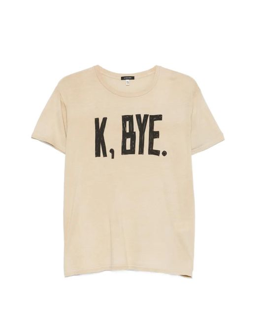 R13 Natural K Bye Boy T-Shirt