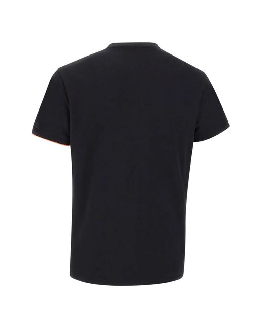 Rrd Black Macro Short-Sleeve Trim-Detail T-Shirt for men
