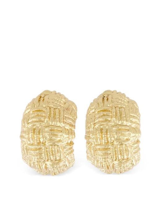 Paola Sighinolfi Metallic Ilsa Hoop Earrings