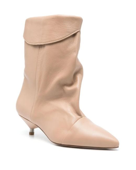 GISÉL MOIRÉ Natural Miriam Boots