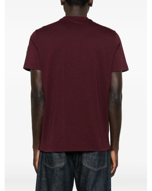Moncler Red Ss T-Shirt for men