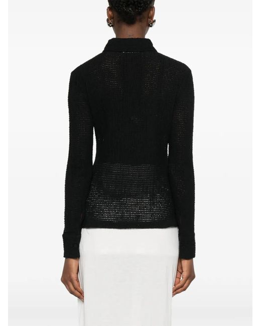 Jil Sander Black Buttoned Shirt