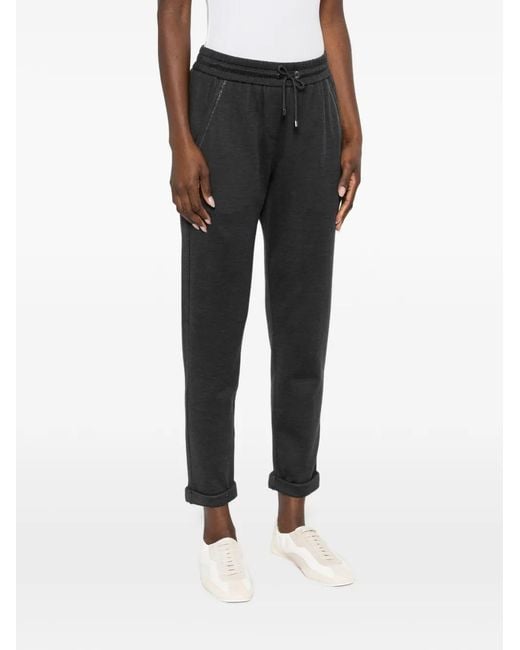 Brunello Cucinelli Gray Track Pants