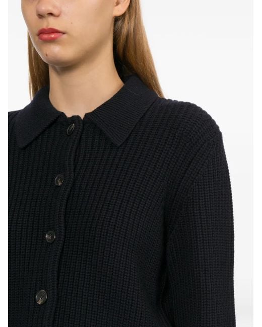A.P.C. Button-Up Vest in het Black