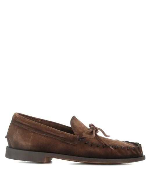 Alexander Hotto Suède Loafers in het Brown voor heren