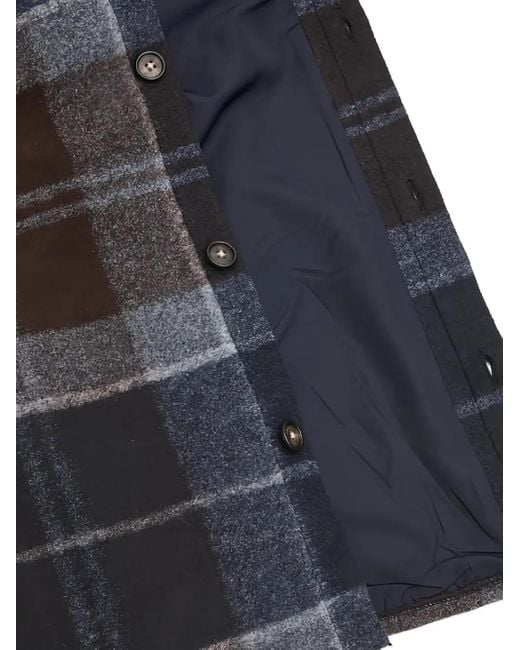 Barbour Gray Checked Button-Fastening Shirt for men