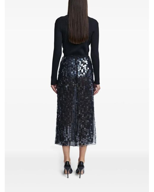 16Arlington Blue Dia Midi Skirt