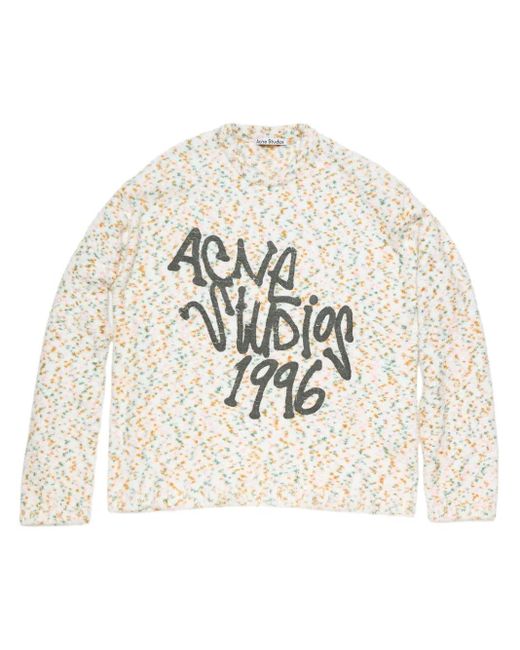 Jersey Estampado Acne de hombre de color White