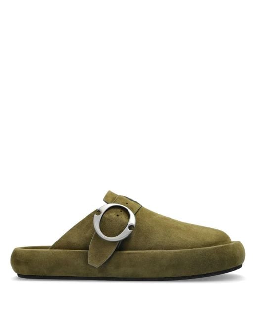 Alexander McQueen Green Arc Clogs for men