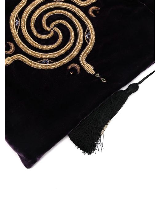 HAMOULET Black Hamsa Tote Bag