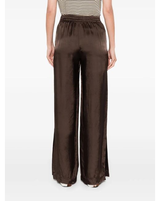 Aspesi Brown Satin Trousers