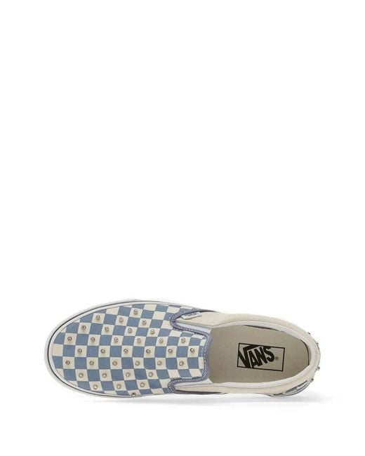 Vans White Baskets À Détails De Clous