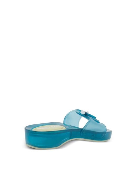 Melissa Blue X Scholl Pescura Buckle-Fastening Sandals