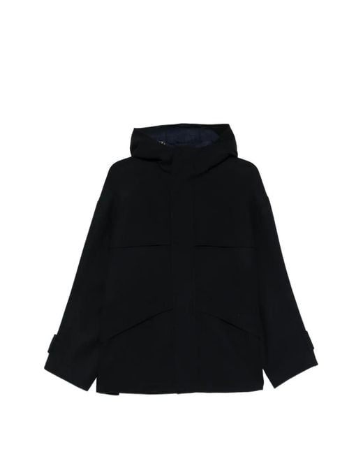 Carven Black Hooded Jacket