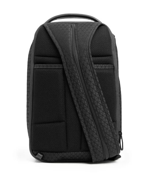 Piquadro Black Top-Handle Backpack