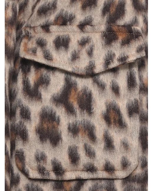 Alberto Biani Jack Met Luipaardprint in het Brown