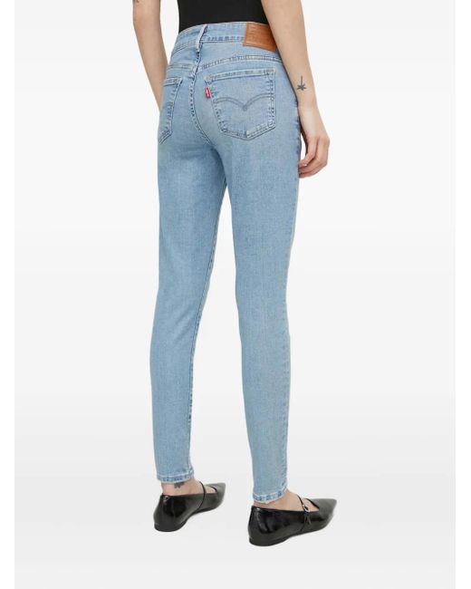 Levi's Blue 711 Two-Button Jeans
