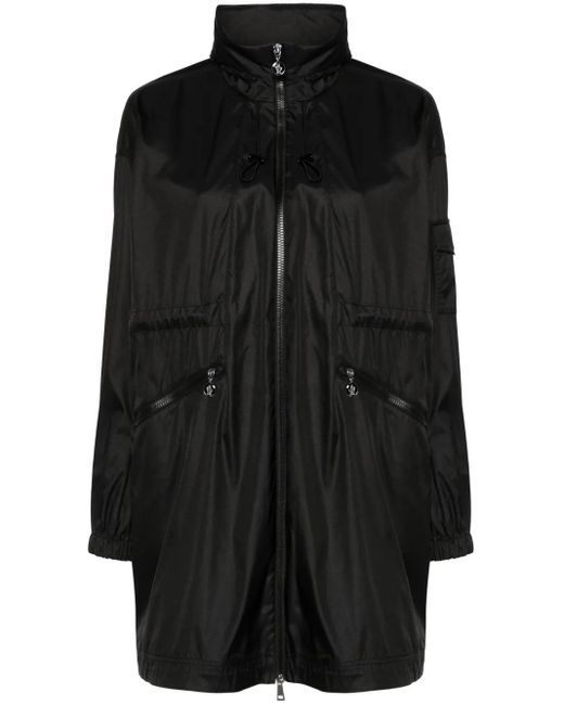 Moncler Black Adhemar Drawstring-Waist Parka