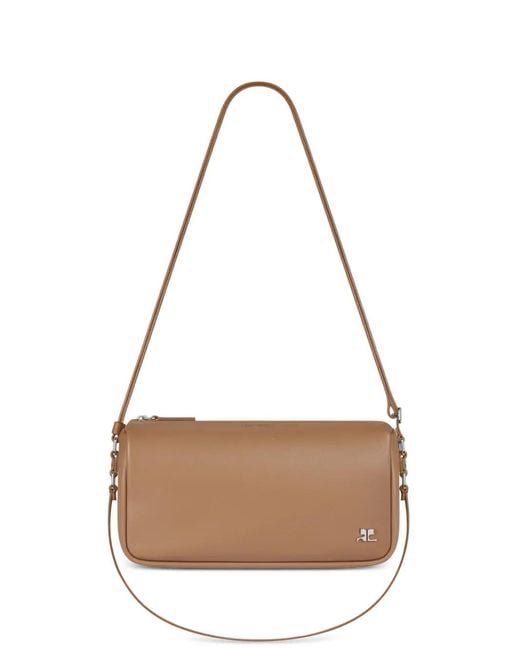 Courreges White Small Three Sixty Shoulder Bag
