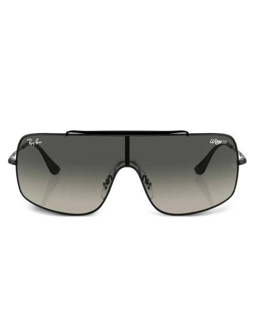 Ray-Ban Gray Wings Ii Square-Frame Sunglasses