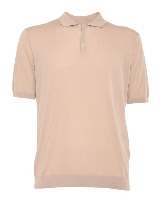 Ballantyne Natural Short-Sleeved Polo Shirt for men