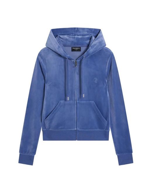 Juicy Couture Blue Robertson Zip-Up Hoodie