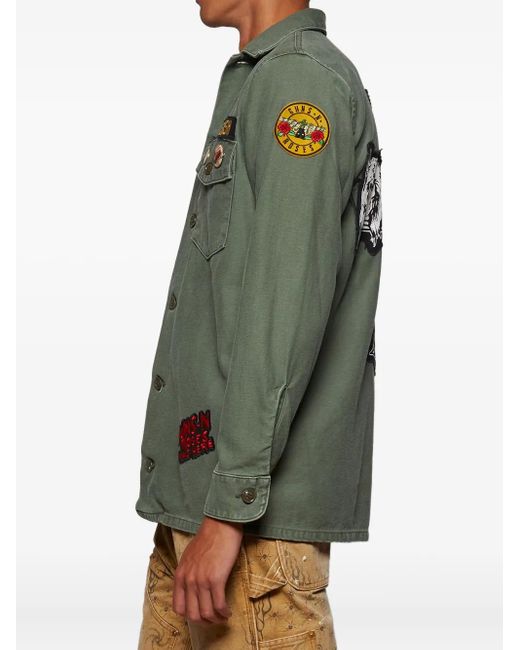メンズ MadeWorn Guns N Roses シャツ Green