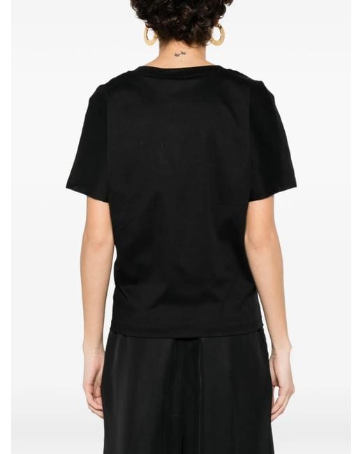 IRO Black V-Neck T-Shirt