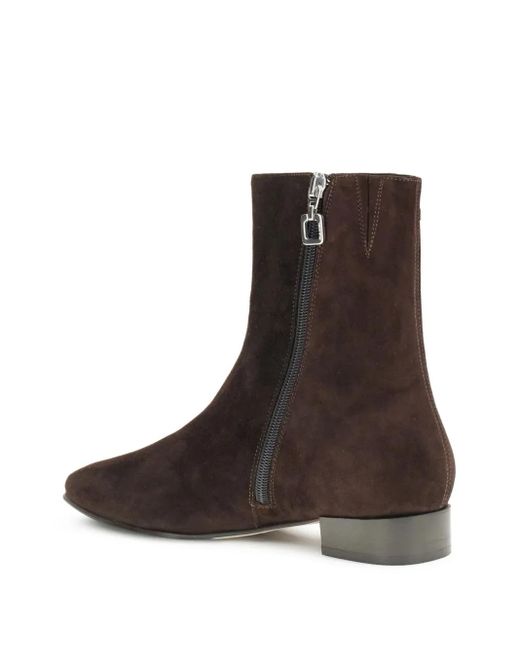 Bottes En Daim À Détails De Zips CAREL PARIS en coloris Brown