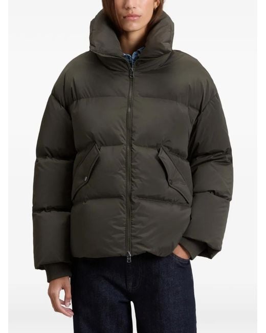 Woolrich Green Kelly Quilted Down Jacket