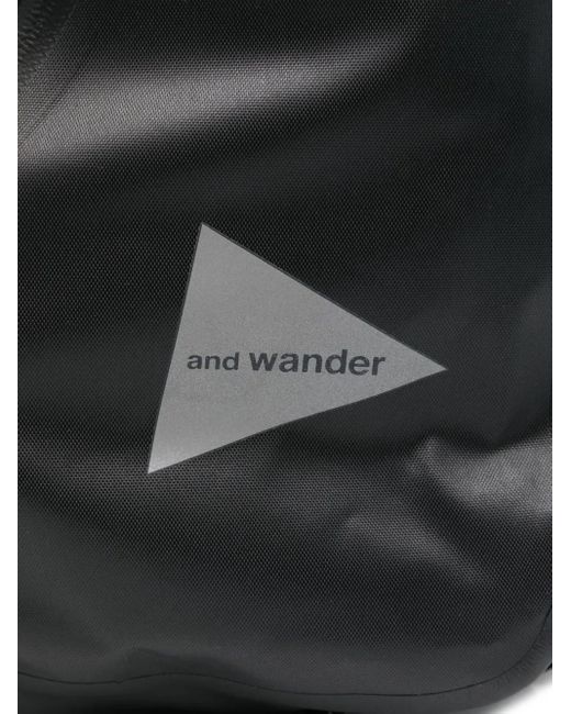 Zaino Impermeabile di And Wander in Black da Uomo