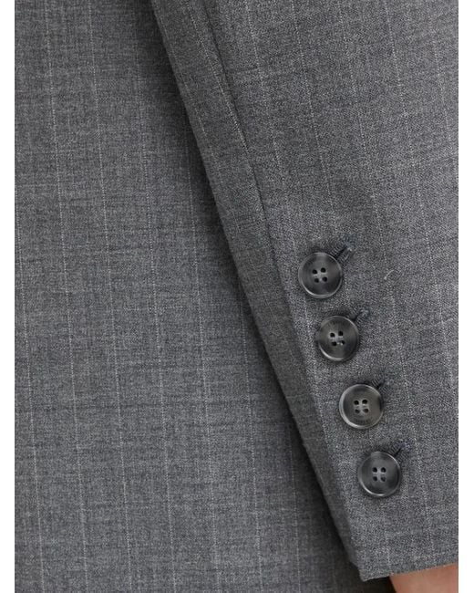 Blazer A Rayas Diplomáticas Herskind de color Gray