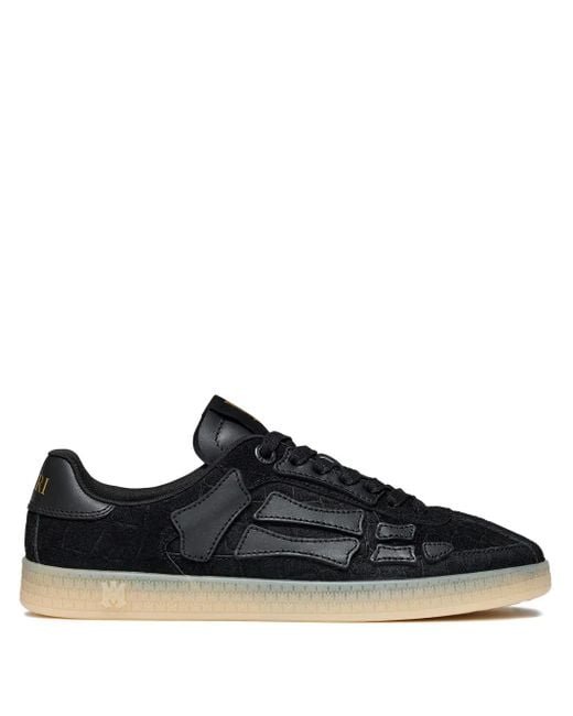 Amiri Black Pacific Bones Sneakers