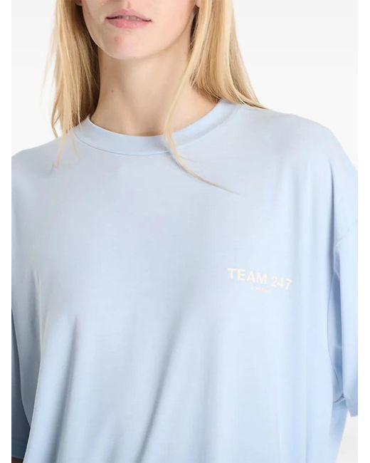 Represent Blue T-Shirt Team 247 À Coupe Oversize