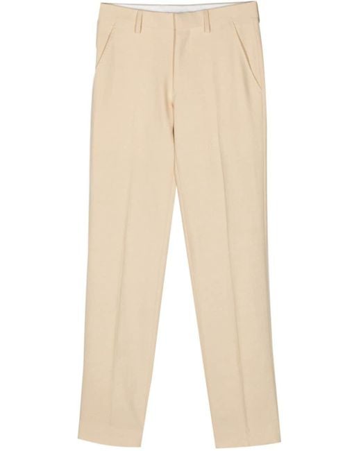 Sandro Natural Mid-rise Tailored Trousers for men