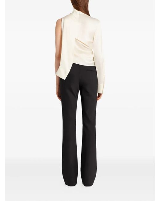 Top con cuello alto Courreges de color White